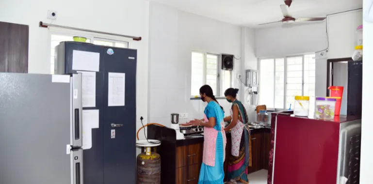 In-house kitchen